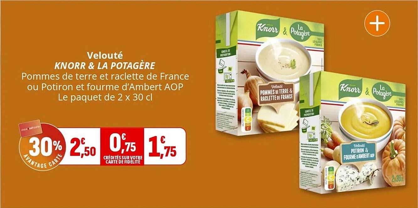 Velouté KNORR & LA POTAGÈRE