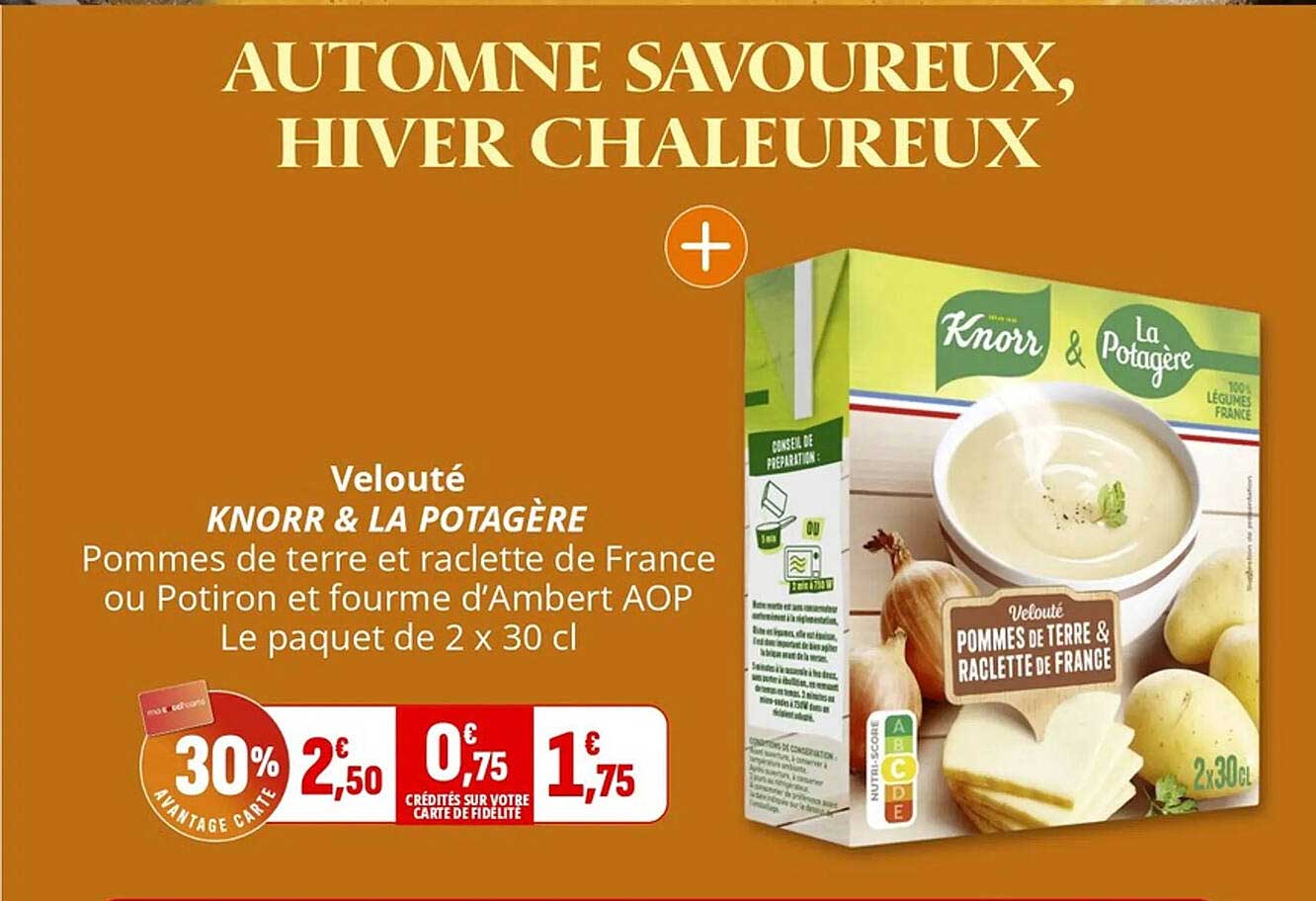 Velouté KNORR & LA POTAGÈRE