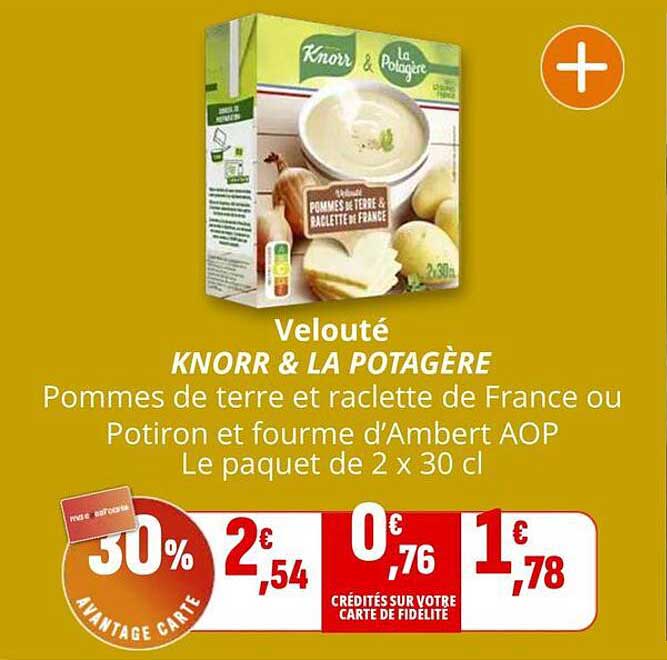Velouté KNORR & LA POTAGÈRE