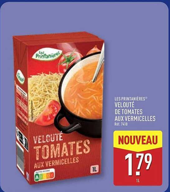 VELOUTÉ TOMATES AUX VERMICELLES