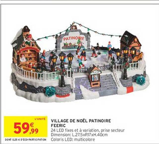 VILLAGE DE NOËL PATINOIRE FEÉRIC