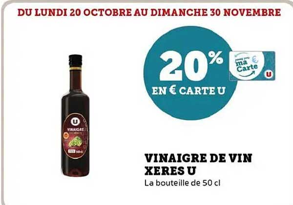VIN AIGRE DE VIN XERES U