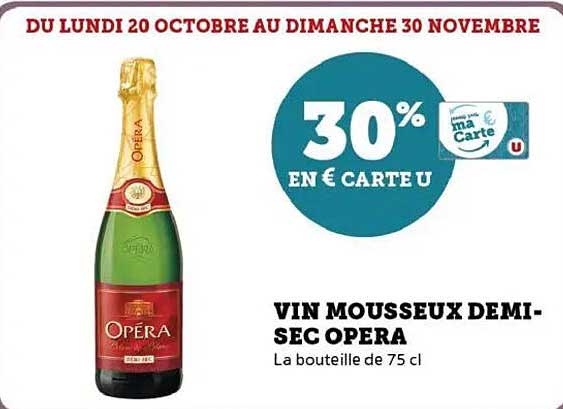 VIN MOUSSEUX DEMI-SEC OPERA