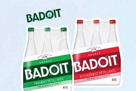 BADOIT FINEMENT PÉTILLANTE et BADOIT INTENSÉMENT PÉTILLANTE