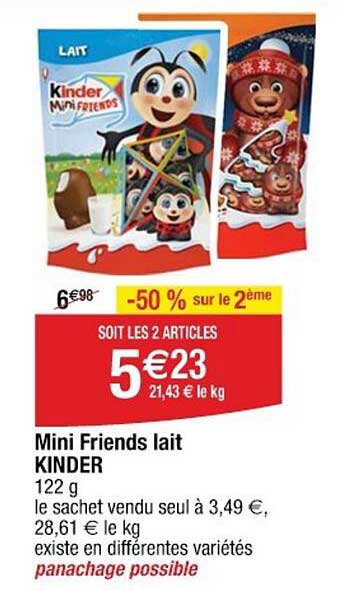 Mini Friends lait KINDER