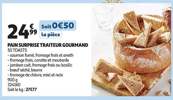 PAIN SURPRISE TRAITEUR GOURMAND