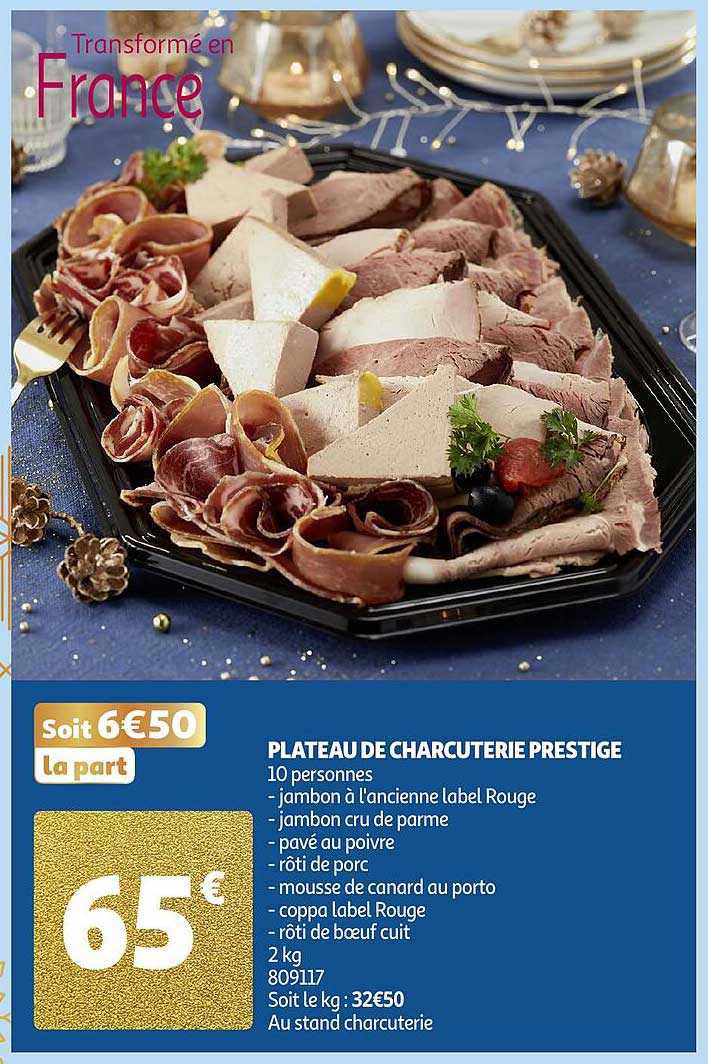 PLATEAU DE CHARCUTERIE PRESTIGE