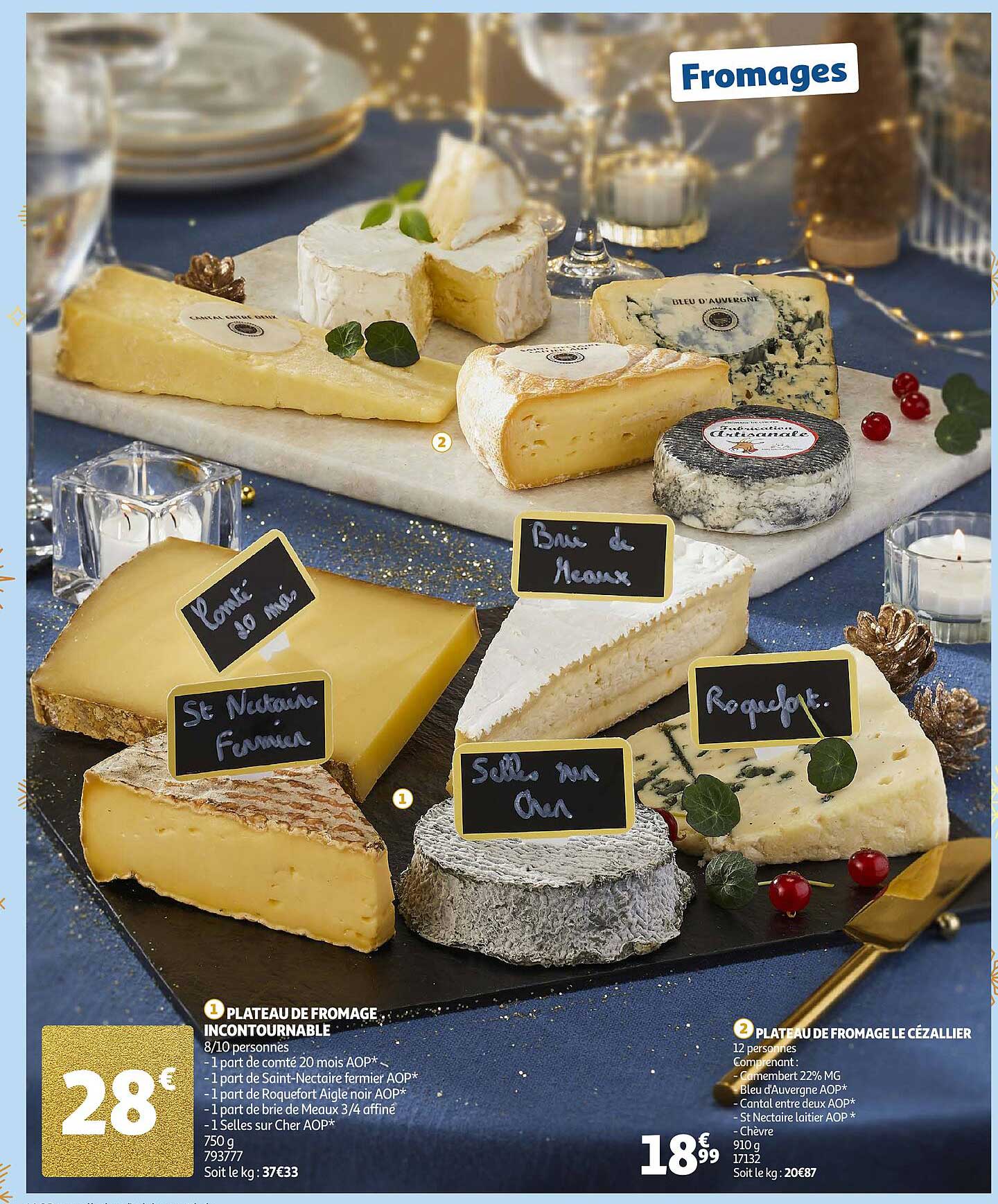 Plateau de fromage, incontournable