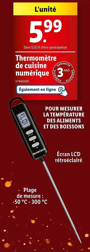 Thermometre Cuisine Lidl