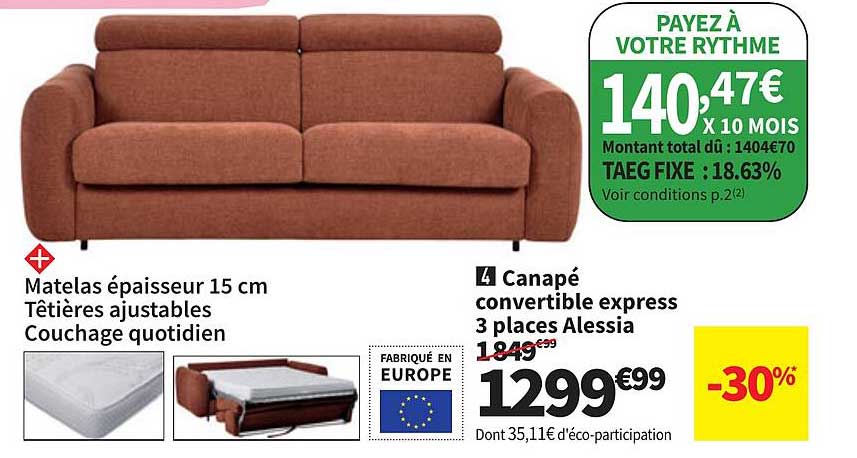 Canap Convertible Chez Conforamanull