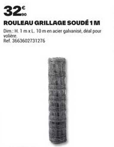 Grillage 1m Brico Depot