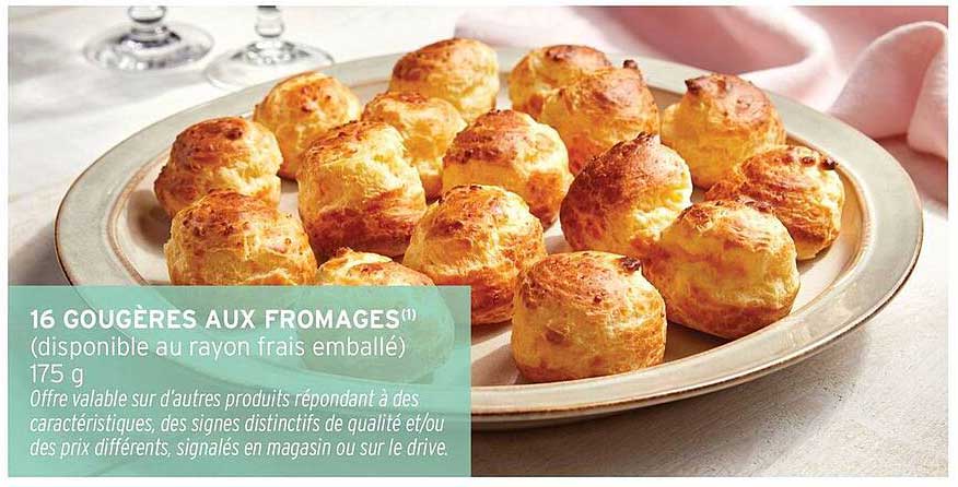 16 GOUgères AUX FROMAGES