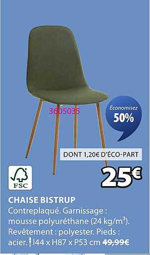 CHAISE BISTRUP