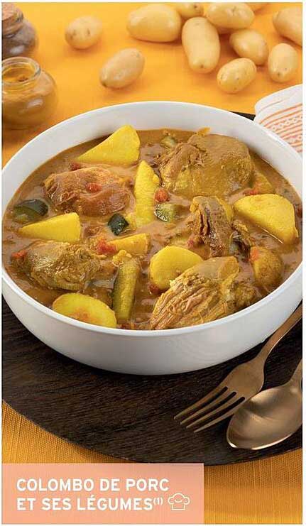 COLOMBO DE PORC ET SES LÉGUMES