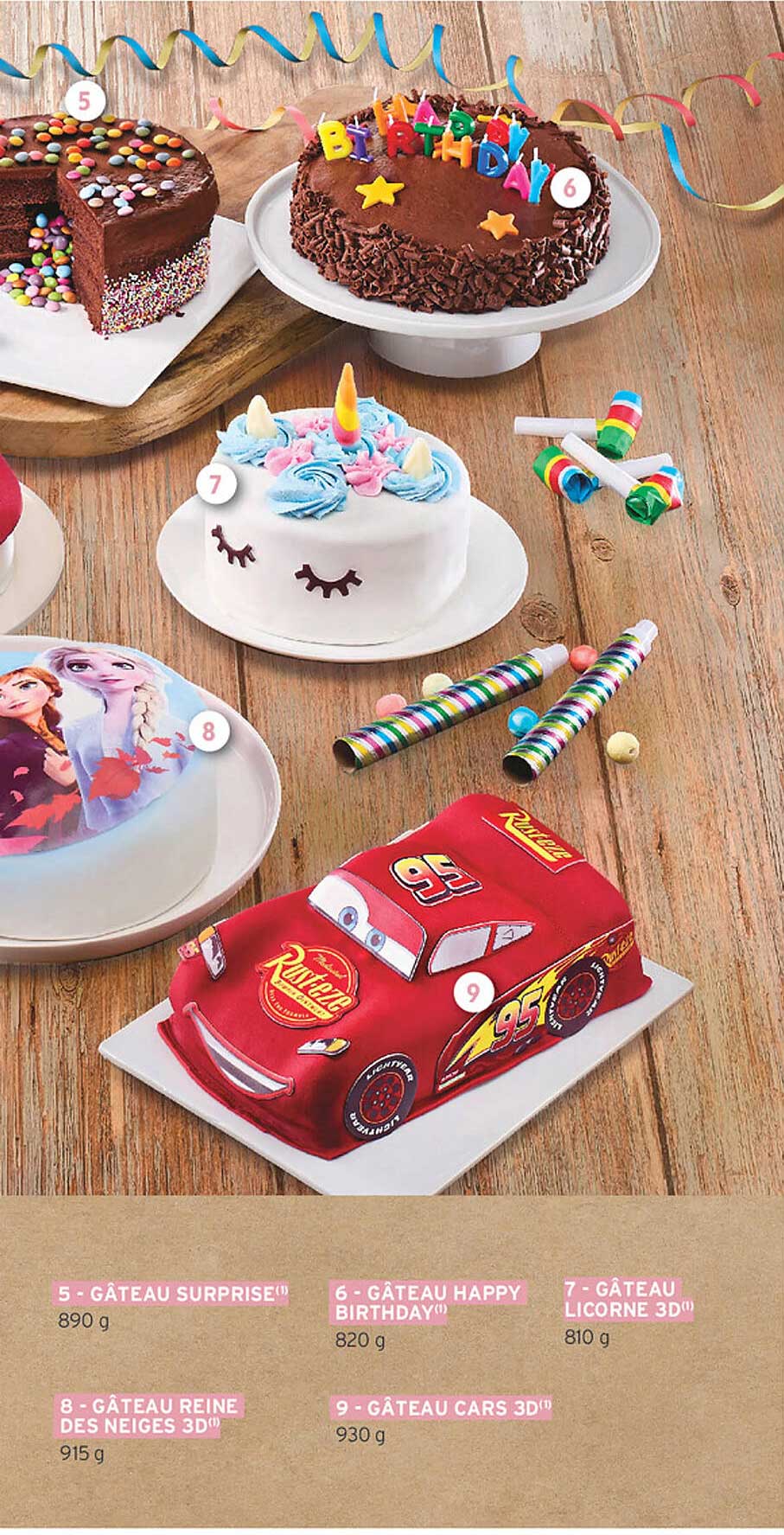 GÂTEAU CARS 3D