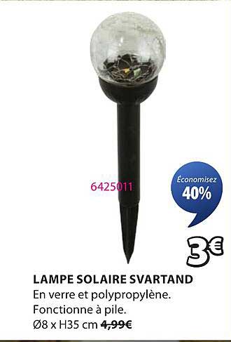 LAMPE SOLAIRE SVARTAND