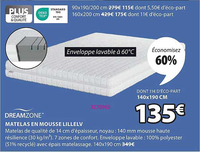 MATELES EN MOUSSE LILLEV
