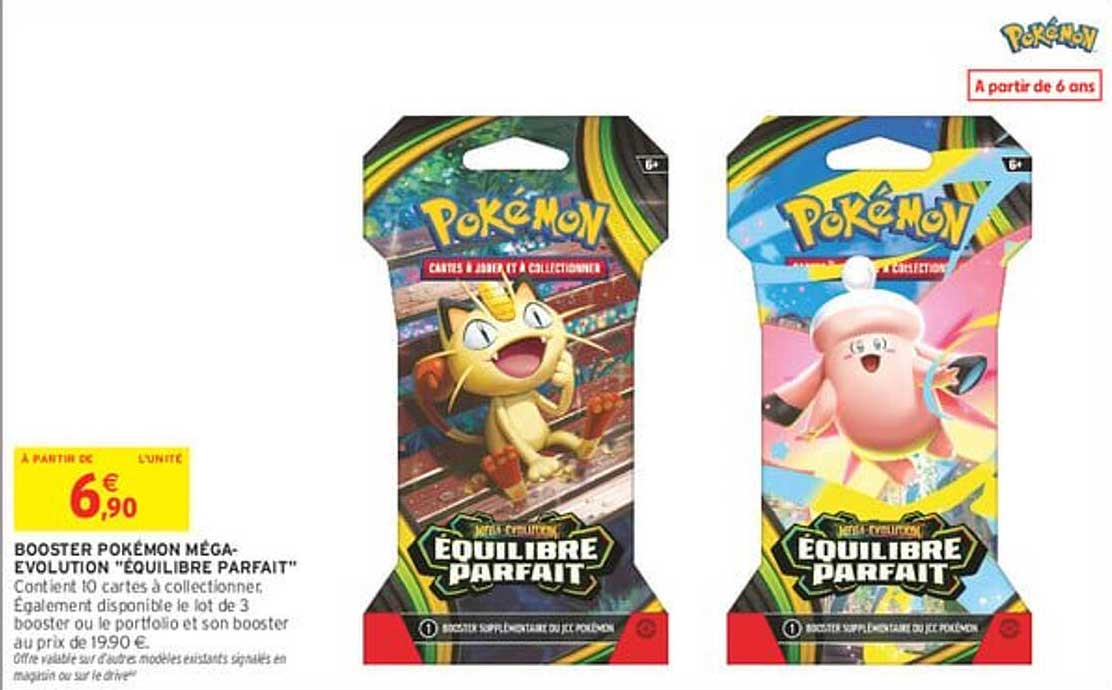 BOOSTER POKÉMON MÉGA-ÉVOLUTION "ÉQUILIBRE PARFAIT"