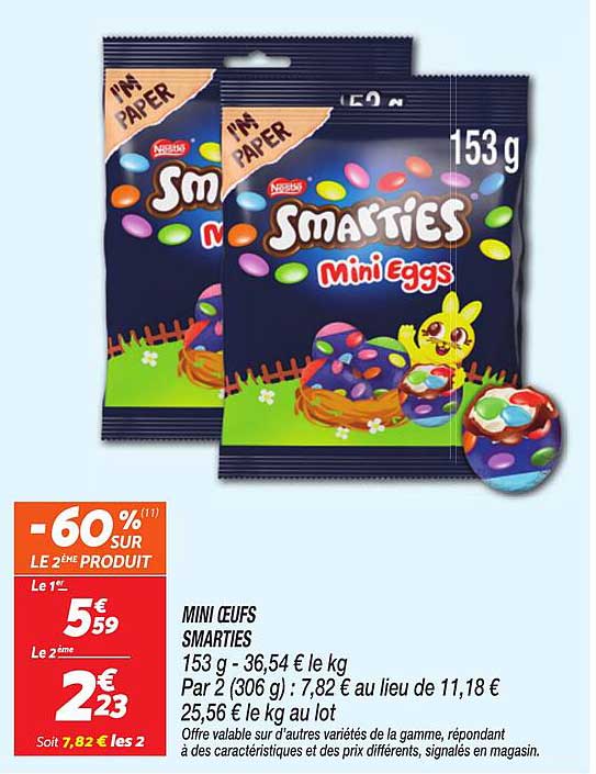 MINI ŒUFS SMARTIES