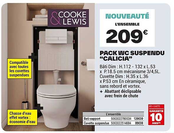 Wc Suspendu Brico Depot