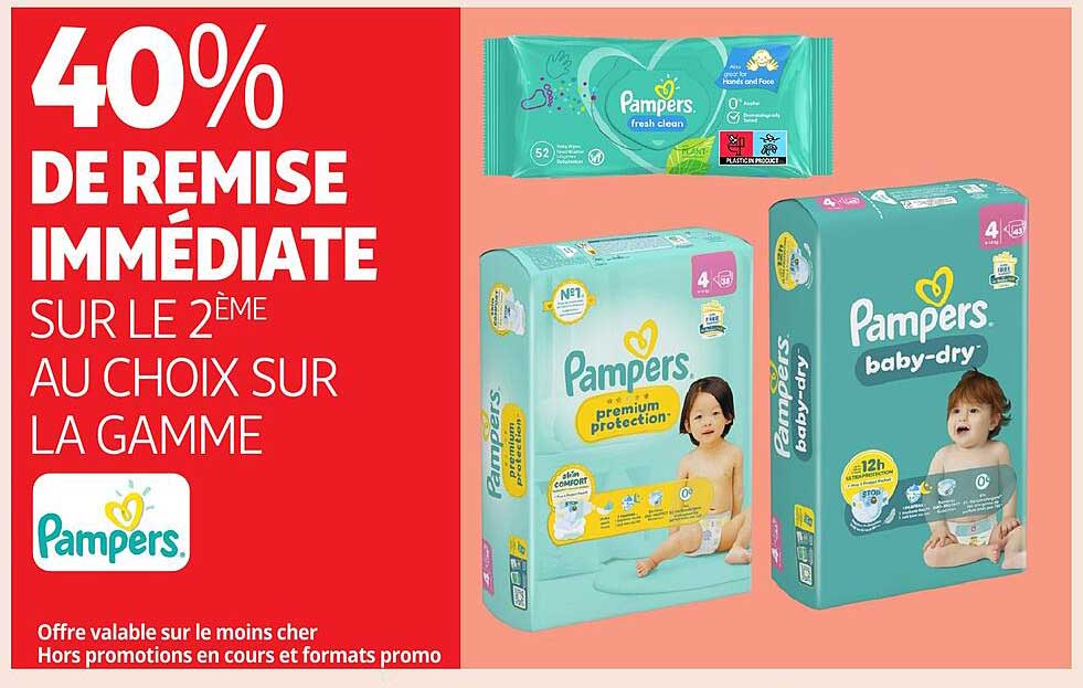 40% DE REMISE IMMEDIATE SUR LE 2ème AU CHOIX SUR LA GAMME