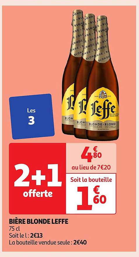 BIÈRE BLONDE LEFFE