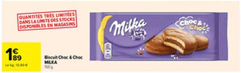 Biscuit Choc & Choc MILKA