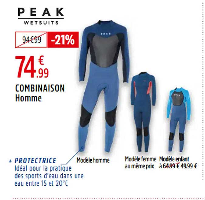 COMBINAISON Homme