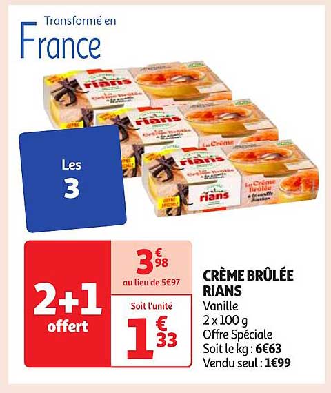 CRÈME BRÛLÉE RIANS