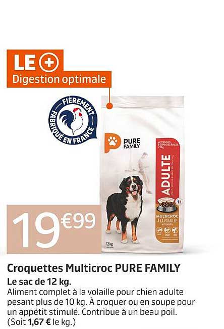 Croquettes Multicroc PURE FAMILY