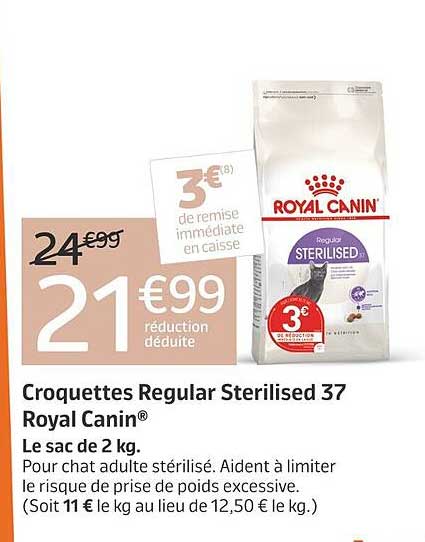 Croquettes Regular Sterilised 37 Royal Canin®