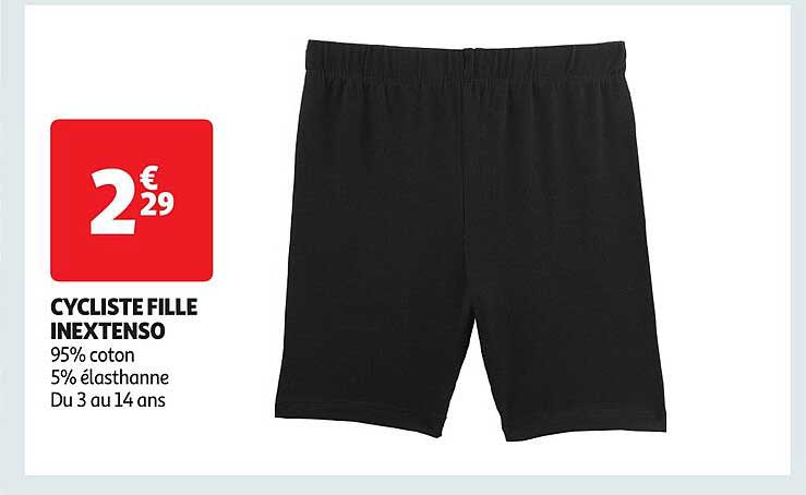 CYCLISTE FILLE INEXTENSO