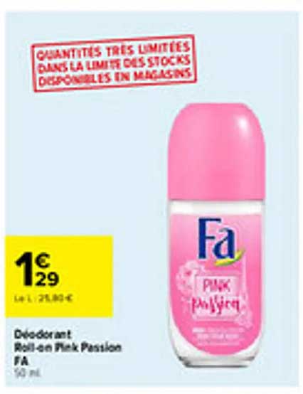 Déodorant Roll-on Pink Passion FA