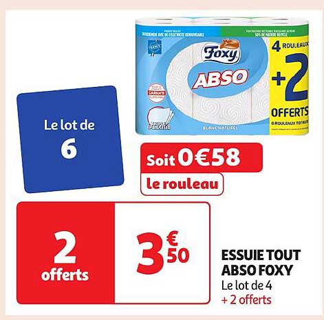 ESSUIE TOUT ABOSO FOXY Le lot de 4 + 2 offerts