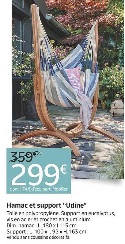 Hamac et support “Udine”