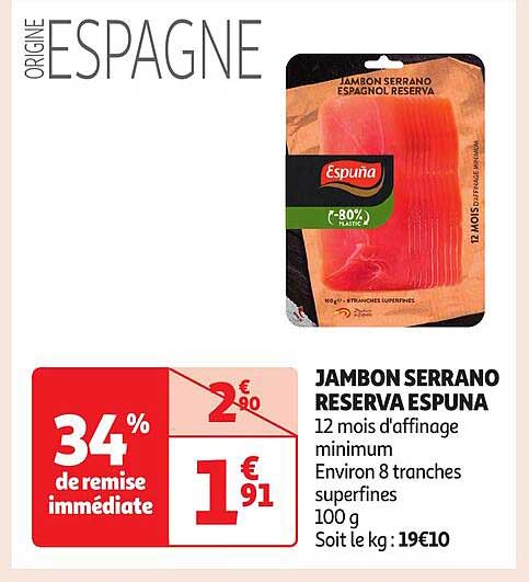 JAMBON SERRANO RESERVA ESPUNA