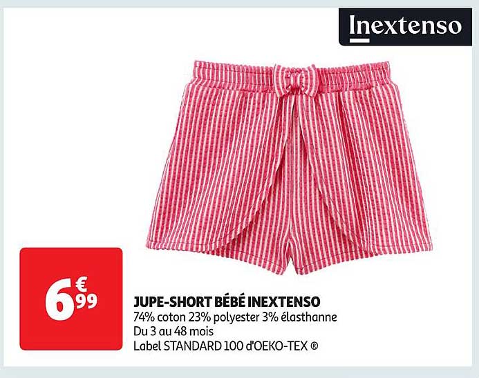 JUPE-SHORT BÉBÉ INEXTENSO