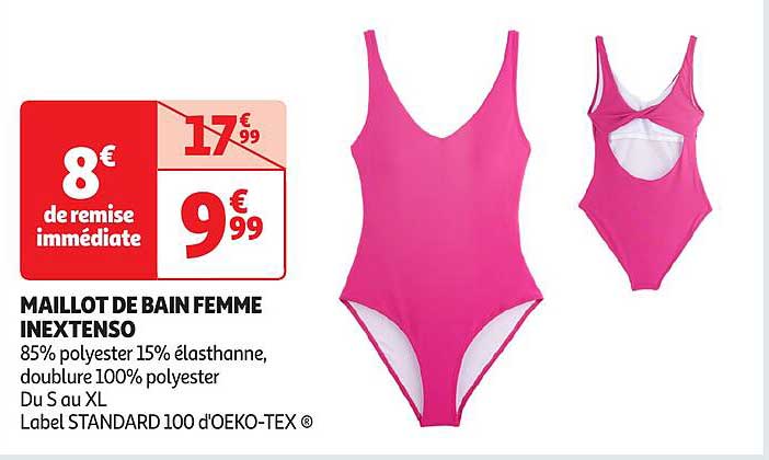MAILLOT DE BAIN FEMME INEXTENSO