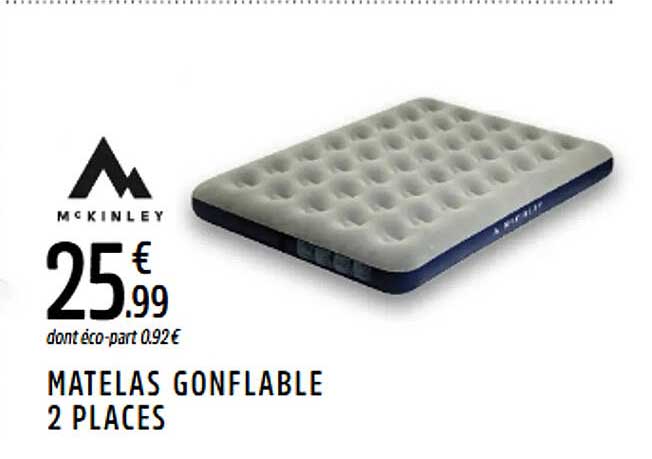 MATELAS GONFLABLE 2 PLACES