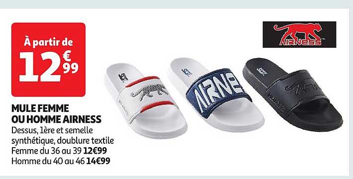 MULE FEMME OU HOMME AIRNESS