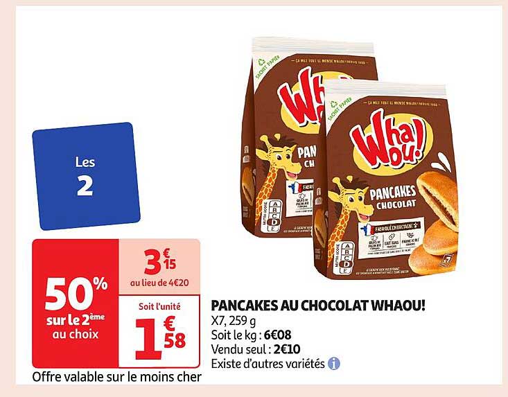 PANCAKES AU CHOCOLAT WHAOU!