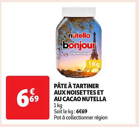 PÂTE À TARTINER AUX NOISETTES ET AU CACAO NUTELLA