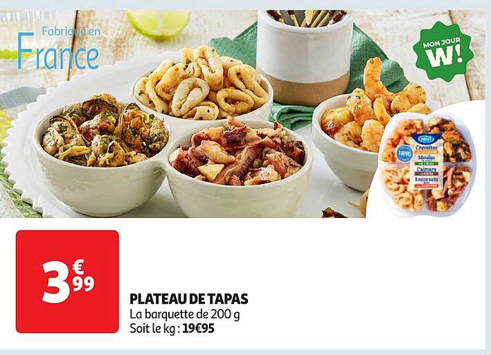 PLATEAU DE TAPAS