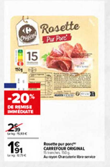 Rosette Pur Porc