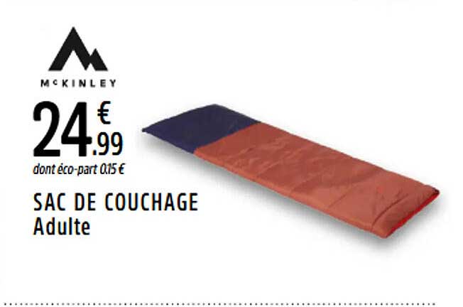 SAC DE COUCHAGE Adulte