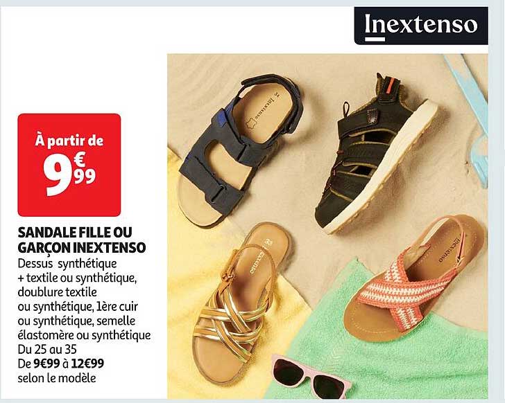 SANDALE FILLE OU GARÇON INEXTENSO