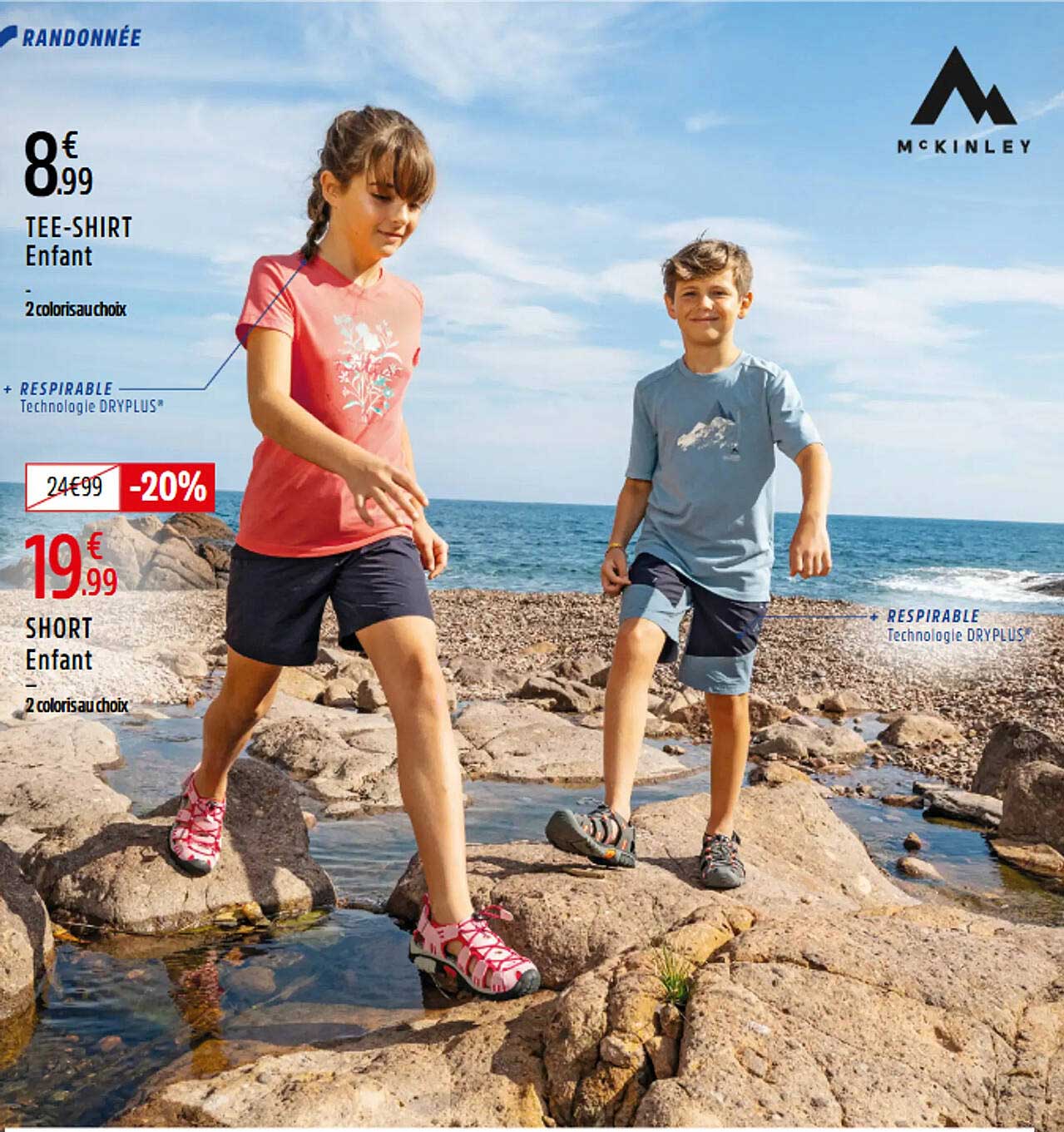 Tee-Shirt et Short Enfant en Promotion