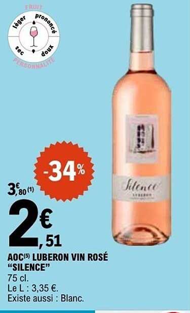 AOC LUBERON VIN ROSÉ “SILENCE”