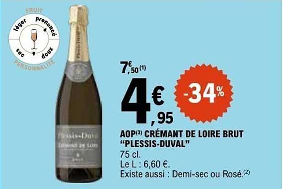AOP CRÉMANT DE LOIRE BRUT “PLESSIS-DUVAL”