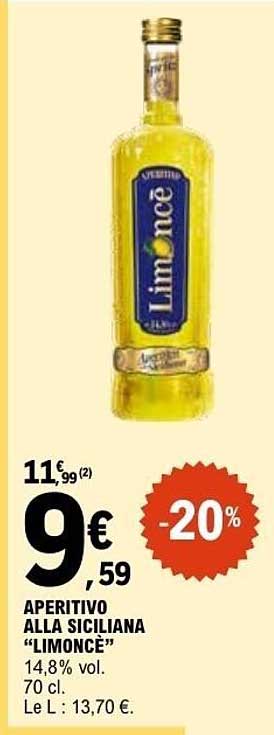 APERITIVO ALLA SICILIANA «LIMONCÈ»